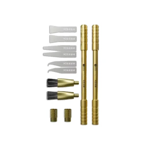 ست 10تایی تیغ دسته تیغ و برس YCS-JGB