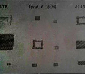 شابلون A119 مناسب پایه سازی و ریبال کردن آی سی های IPAD6