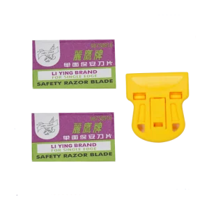 دسته تیغ و تیغ پلاستیکی