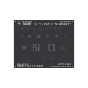 شابلون دو بعدی مشکی MEGA-IDEA SD845 CPU MI