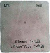 شابلون K05 مناسب آی سی تغذیه برد گوشی های موبایل آیفون 7 و 7 پلاس