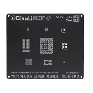 شابلون سه بعدی Qianli iBlack 3D MSM 8917-2AA مناسب پایه سازی گوشی موبایل