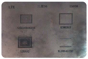 شابلون چند منظوره S5038 مناسب آی سی های برد گوشی موبایل سامسونگ S6 edge