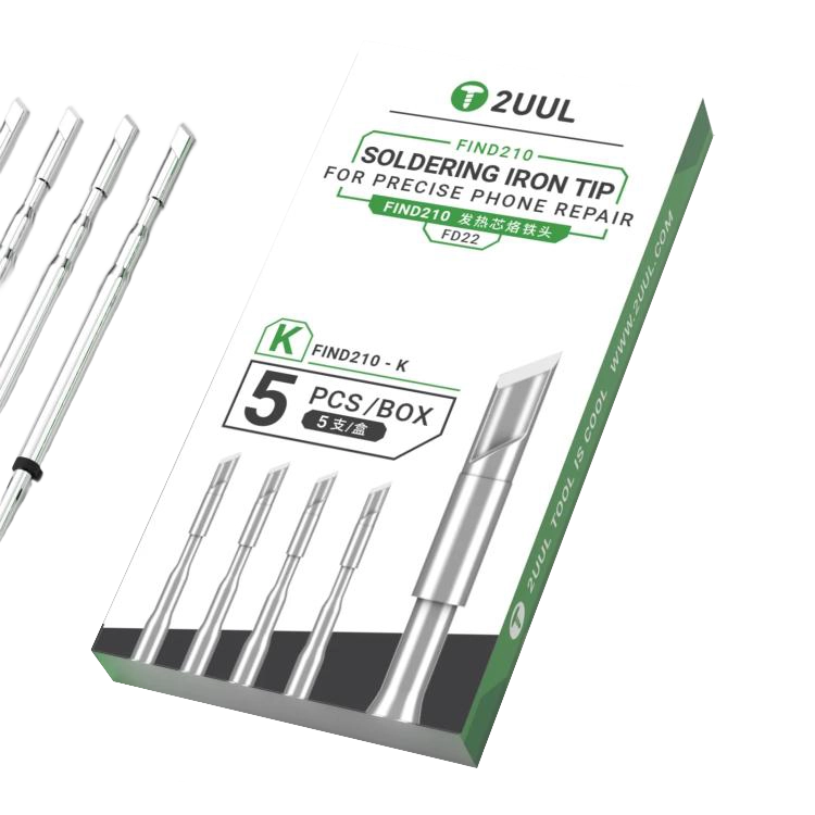 پک 5تایی نوک هویه سر تبری 2UUL C210-K FD22