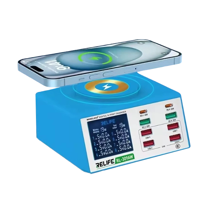 مولتی شارژر وایرلس RELIFE RL-309AW