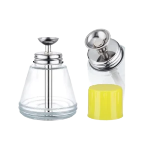 جاتینری شیشه ای درب زرد 18C