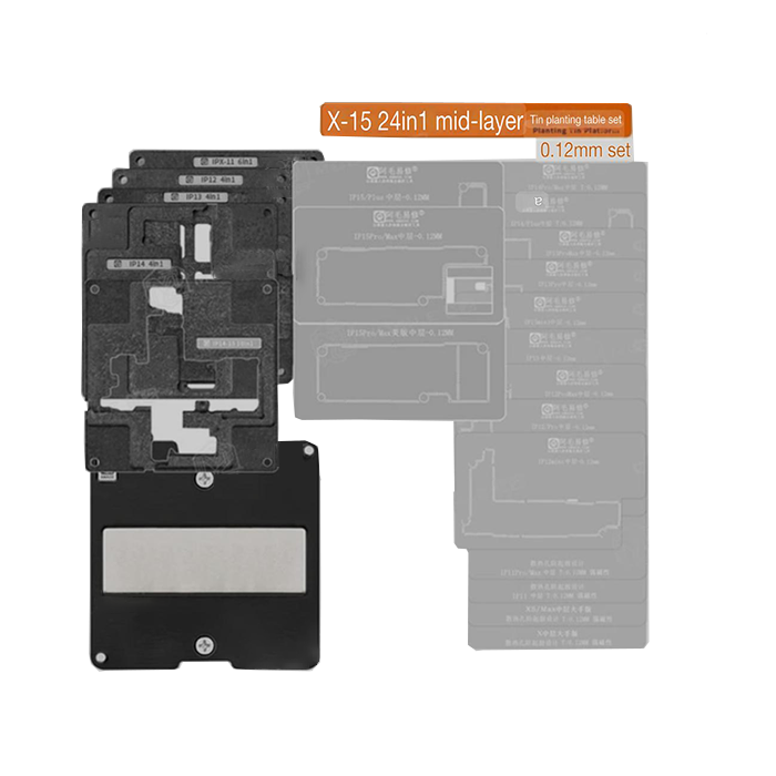شابلون طبقات AMAOE IP X/15 IC LCD