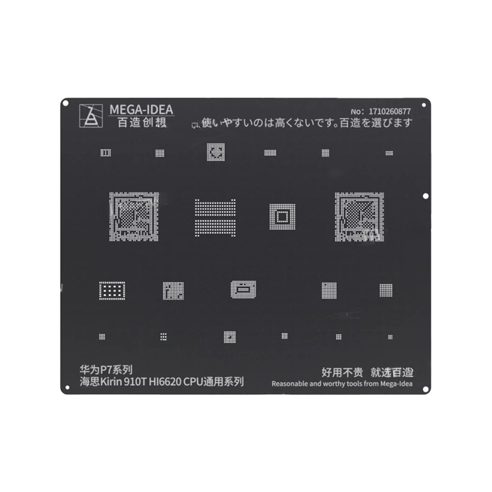 شابلون MEGA-IDEA KIRIN910T HI6620 QL48 CPU