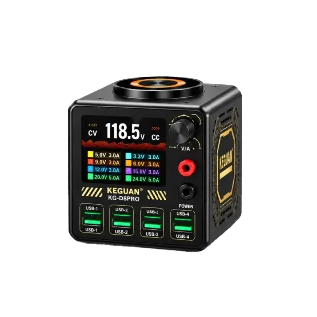 منبع تغذیه و مولتی شارژ KEGUAN KG-D8 PRO