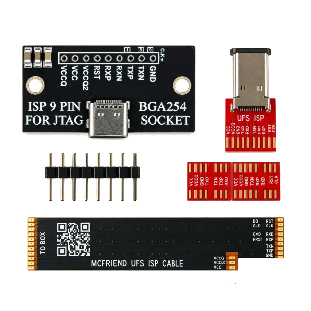 کیت آداپتور EASY JTAG BGA254 UFS ISP 
